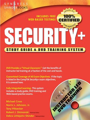 cover image of Security + Study Guide and DVD Training System